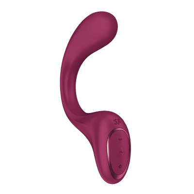Вагінально-кліторальний вібратор Satisfyer G for Goddess 2 Wine Red
