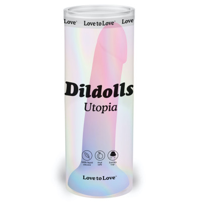 Ділдо з кольоровим градієнтом Love To Love DILDOLLS - UTOPIA S ультрам'який