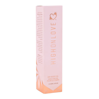 Суха олія для тіла та волосся з олією насіння канабісу, Dry Body Oil, 100 мл, HighOnLove (Канада)