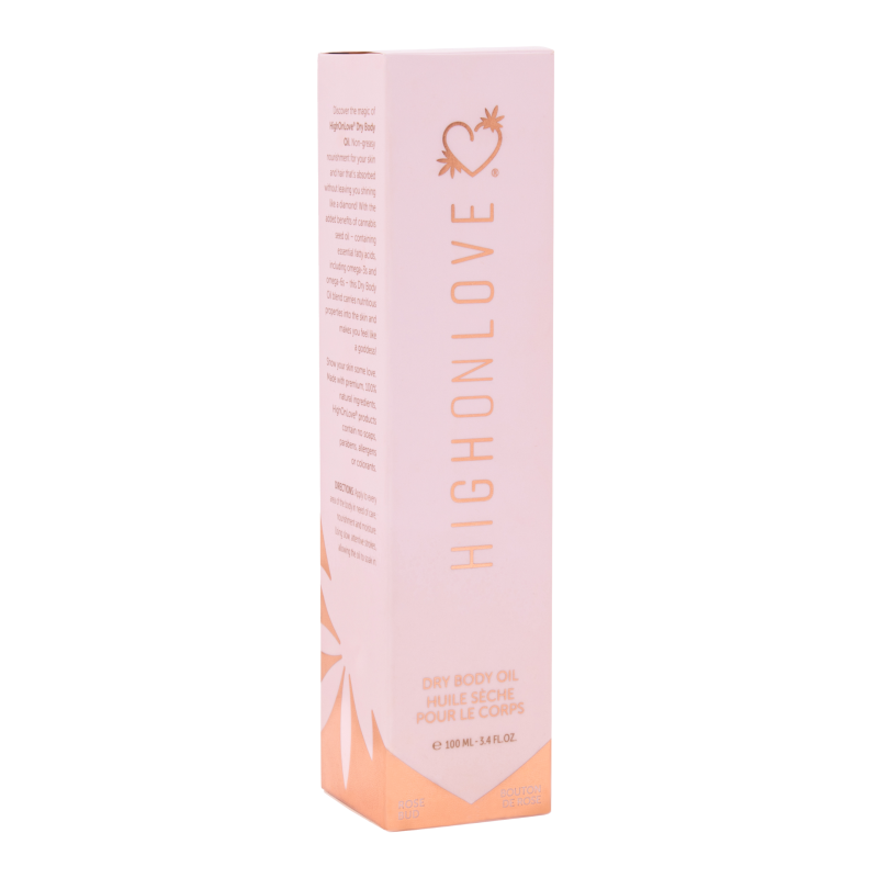Суха олія для тіла та волосся з олією насіння канабісу, Dry Body Oil, 100 мл, HighOnLove (Канада)