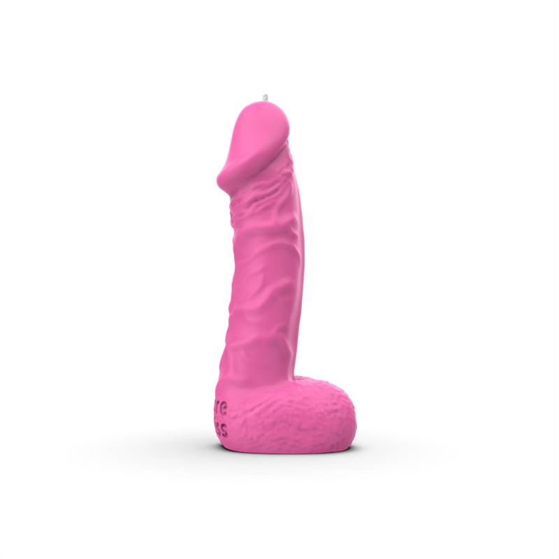 Свічка у вигляді члена Pure Bliss BIG Pink 18 см