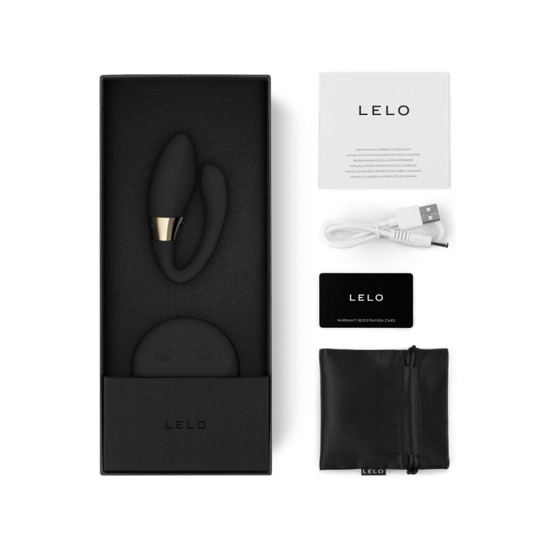 Вібратор для пар LELO Tiani Duo Black, 2 мотори, пульт ДУ