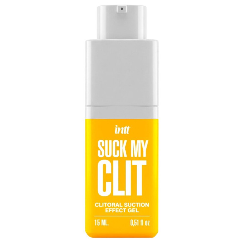 Смоктайзер для клітора Intt Suck My Clit – Tropical Mango (Манго) 15 мл, гель з ефектом посмоктування
