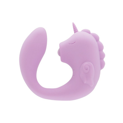 Вібратор-єдиноріжка Unihorn - C Horse - Marina Lilac, вагінально-кліторальна стимуляція