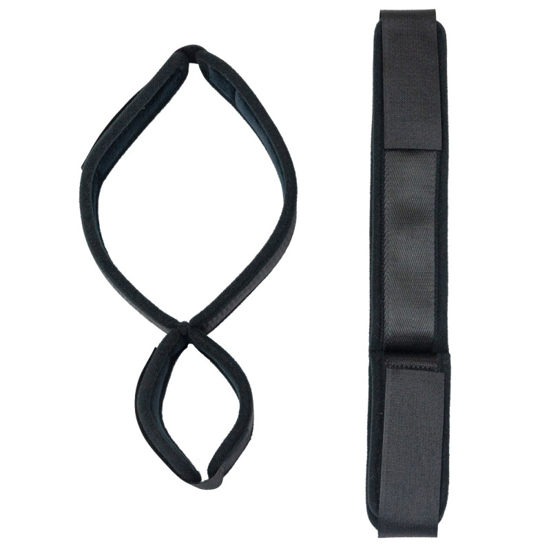Фіксатори для руки та стегна Punishment - Thigh to Wrist Restraints - Black