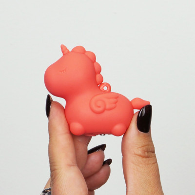 Вібратор міні-одноріжка Unihorn Mini - Peachy Pony, брелок з вібрацією