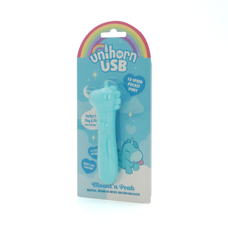 Вібратор-єдиноріжка Unihorn USB Bullet - Mount'n Peak, віброкуля, USB зарядка