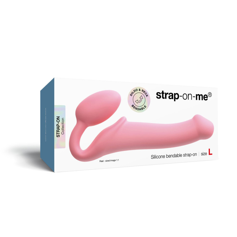 Безремневий страпон Strap-On-Me Rose L, повністю регульований, діаметр 3,7см