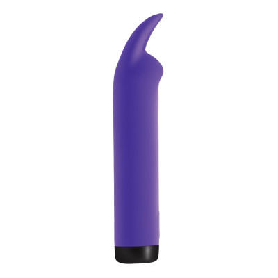 Вібратор S Pleasures Bullets Amethyst, фіолетовий, з двома відростками, 10 режимів, діаметр 3,1 см