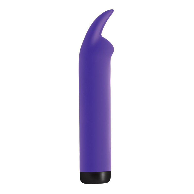 Вібратор S Pleasures Bullets Amethyst, фіолетовий, з двома відростками, 10 режимів, діаметр 3,1 см