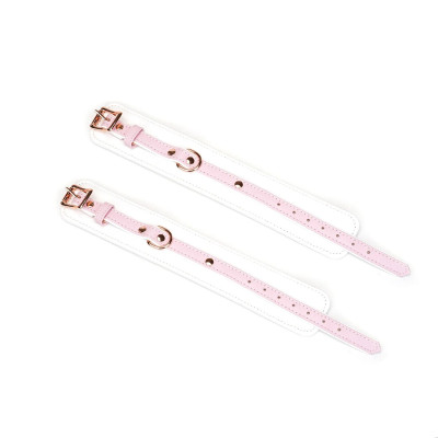 Поножі Liebe Seele White & Pink Fairy Leather Ankle Cuffs