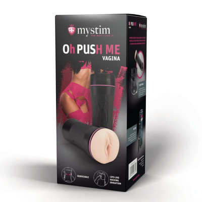 Мастурбатор вагіна Mystim O(h)PUSH ME Vagina з ефектом всмоктування