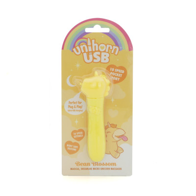 Вібратор-єдиноріжка Unihorn USB Bullet - Bean Blossom, віброкуля, USB зарядка