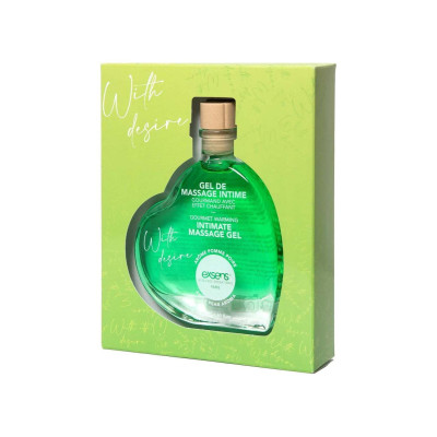 Масажне масло EXSENS With Desire Apple Pear 50мл, що розігріває, без цукру, їстівне