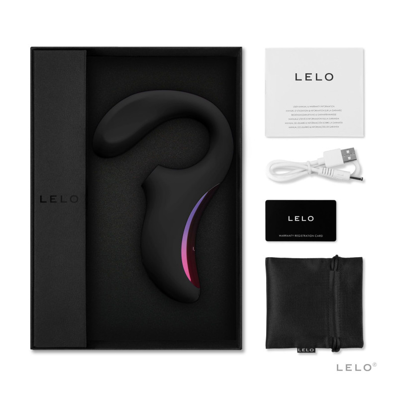 Звуковий вакуумний стимулятор LELO Enigma Cruise Black з вібрацією