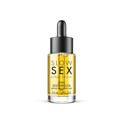 Заспокійлива олія для анального сексу Bijoux Indiscrets Slow Sex Anal Soothing Oil Before & After