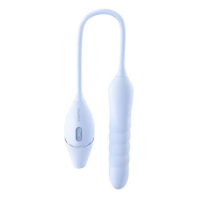 Пульсатор із вакуумним стимулятором KISSTOY Cathy III Light Blue Пульсатор із вакуумним стимулятором KISSTOY Cathy III Light Blue