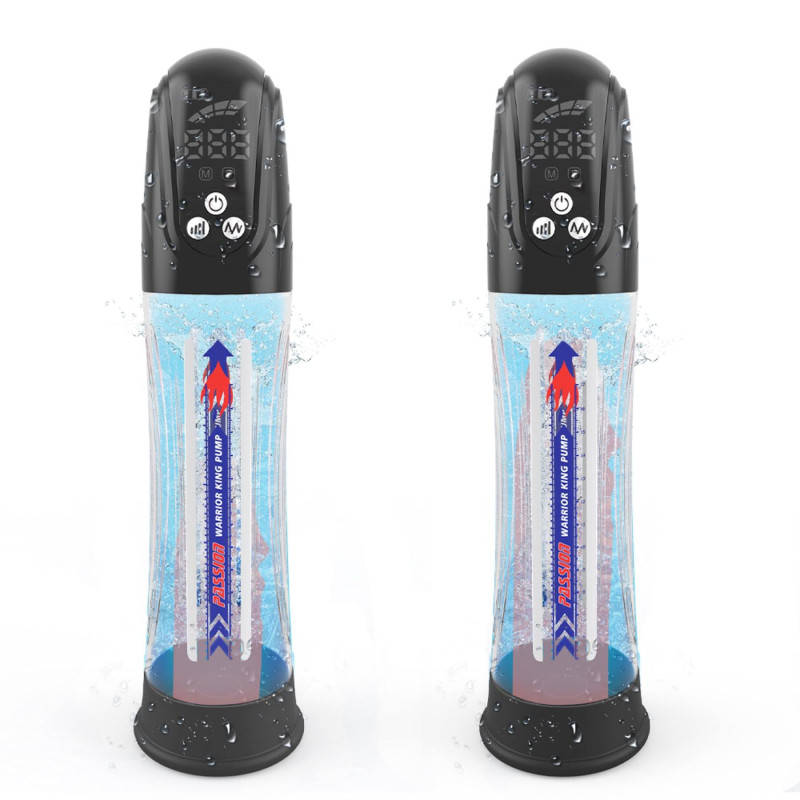 Автоматична гідропомпа 2в1 (вода/повітря) Men Power Water Bath з LED-дисплеєм, 2 режими