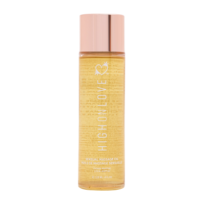 Масажна олія з ароматом личі та мартіні HighOnLove Sensual Massage Oil Lychee Martini, 120 мл
