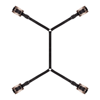 Фіксатор рук та ніг для ліжка Rosy Gold - Under-Mattress Restraint Set