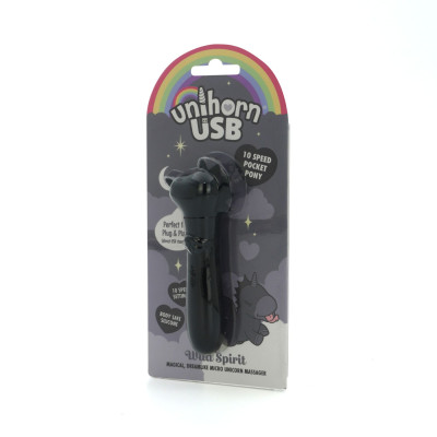 Вібратор-єдиноріжка Unihorn USB Bullet - Wild Spirit, віброкуля, USB зарядка