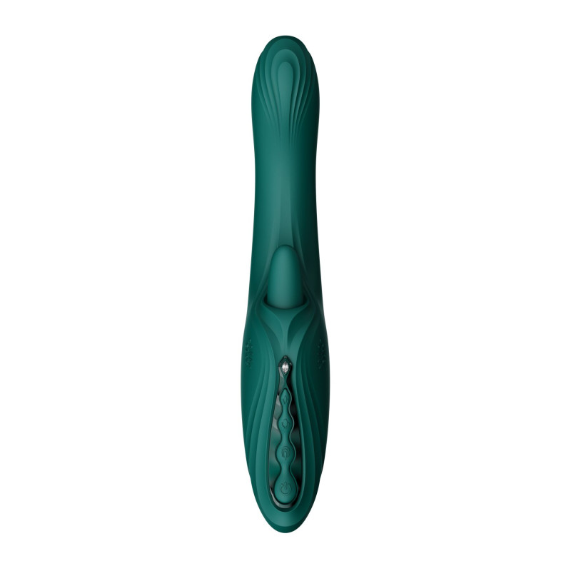 Вібратор-кролик Zalo Ares Turquoise Green