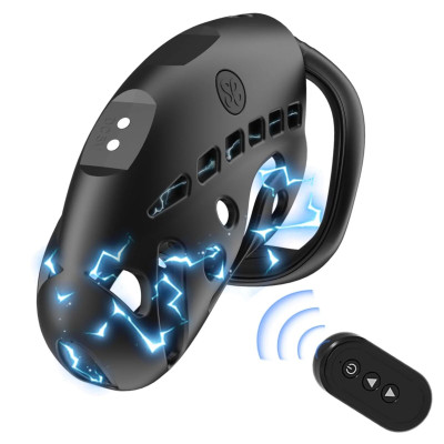 Клітина для члена з електростимуляцією LOCKINK SEVANDA Nautilus Estim Chastity Cage