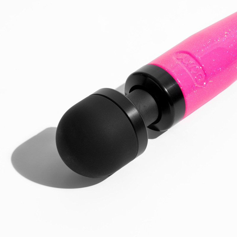 Вібромасажер DOXY Die Cast 3 Hot Pink, потужний, живлення 220В, металевий корпус