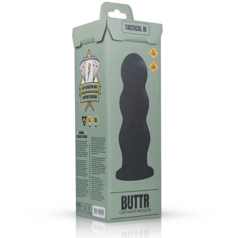 Анальний затор BUTTR - Tactical III Butt Plug