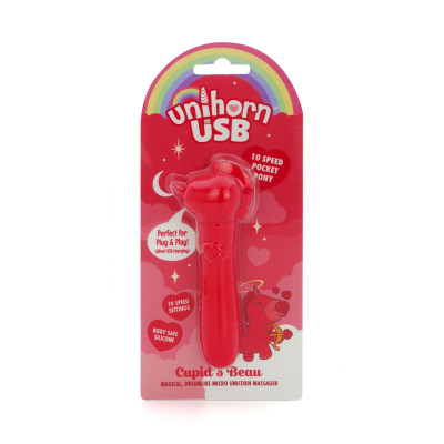 Вібратор-єдиноріжка Unihorn USB Bullet - Cupid's Beau, віброкуля, USB зарядка