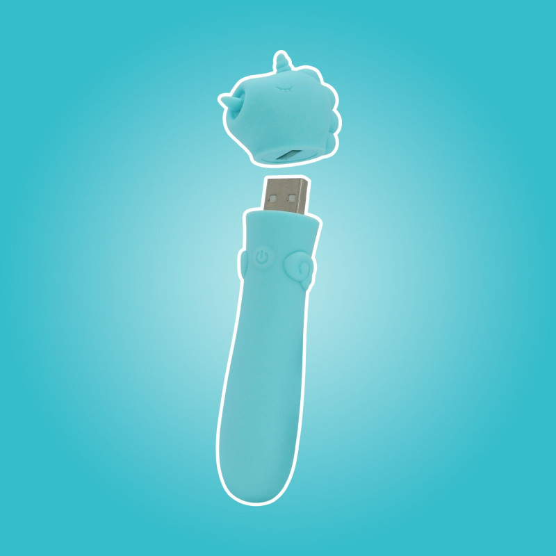 Вібратор-єдиноріжка Unihorn USB Bullet - Mount'n Peak, віброкуля, USB зарядка