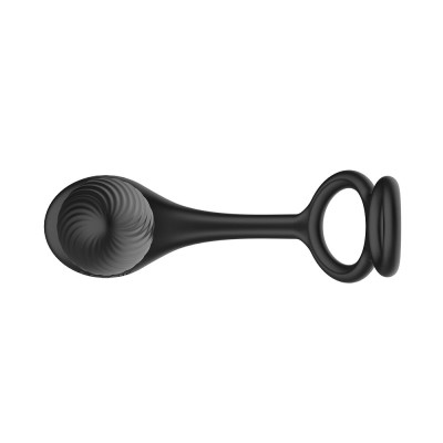 Анальна вібропробка Nexus Tornado Cock and Ball Ring