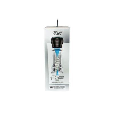 Мастурбатор Kiiroo Feel Pocket Crystal із всмоктувальною інтерактивною насадкою PowerBlow Combo Set