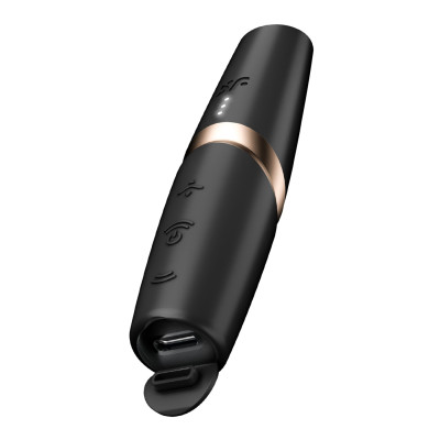 Вакуумний стимулятор Satisfyer Perfect Kiss, магнітна технологія 3D Air Pulse, 30 режимів роботи