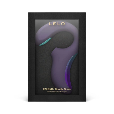 Кліторально-вагінальний звуковий стимулятор LELO Enigma Double Sonic Cyber Purple
