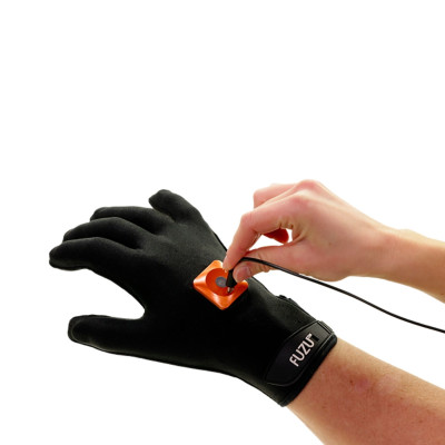 Віброперчатка (права) FUZU Gloves Vibrating Massage Right Hand, 11 режимів