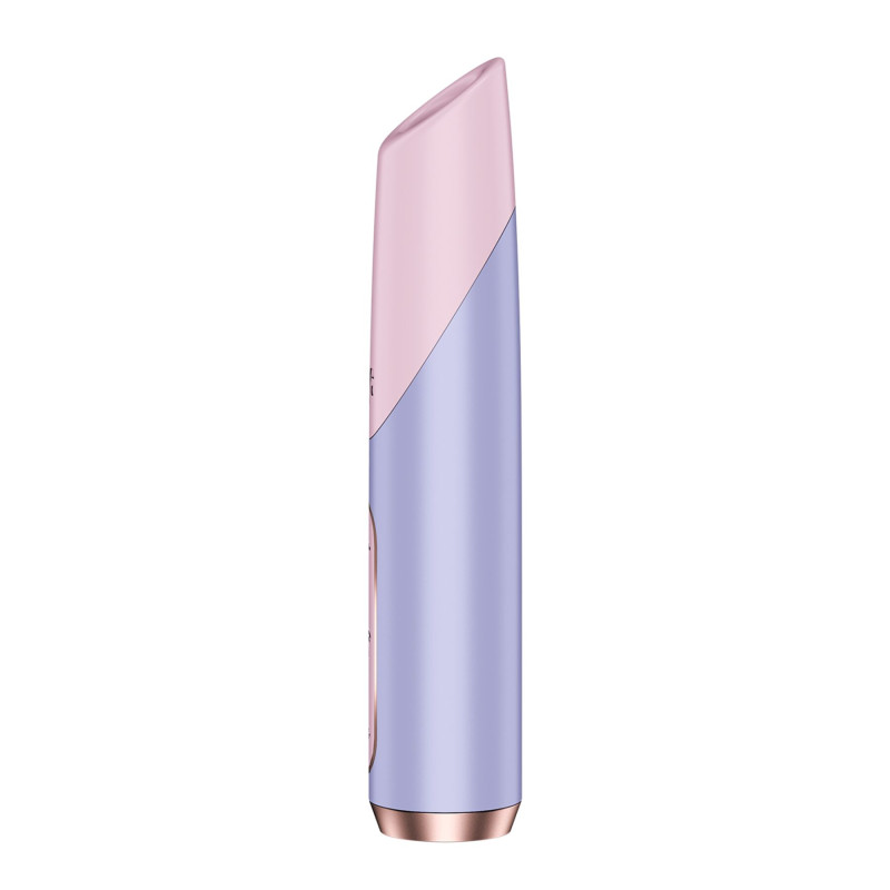 Вакуумний стимулятор Satisfyer Bold Kiss Violet, магнітна технологія 3D Air Pulse, 30 режимів роботи
