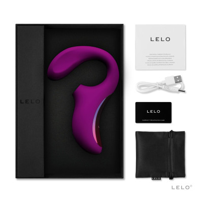 Звуковий вакуумний стимулятор LELO Enigma Cruise Deep Rose з вібрацією