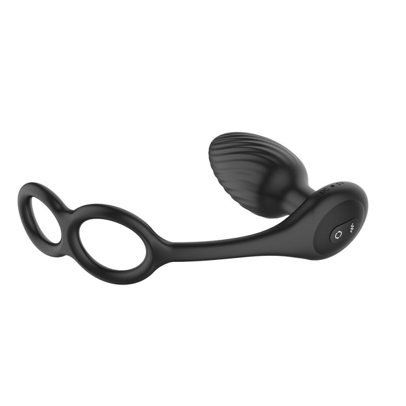 Анальна вібропробка Nexus Tornado Cock and Ball Ring