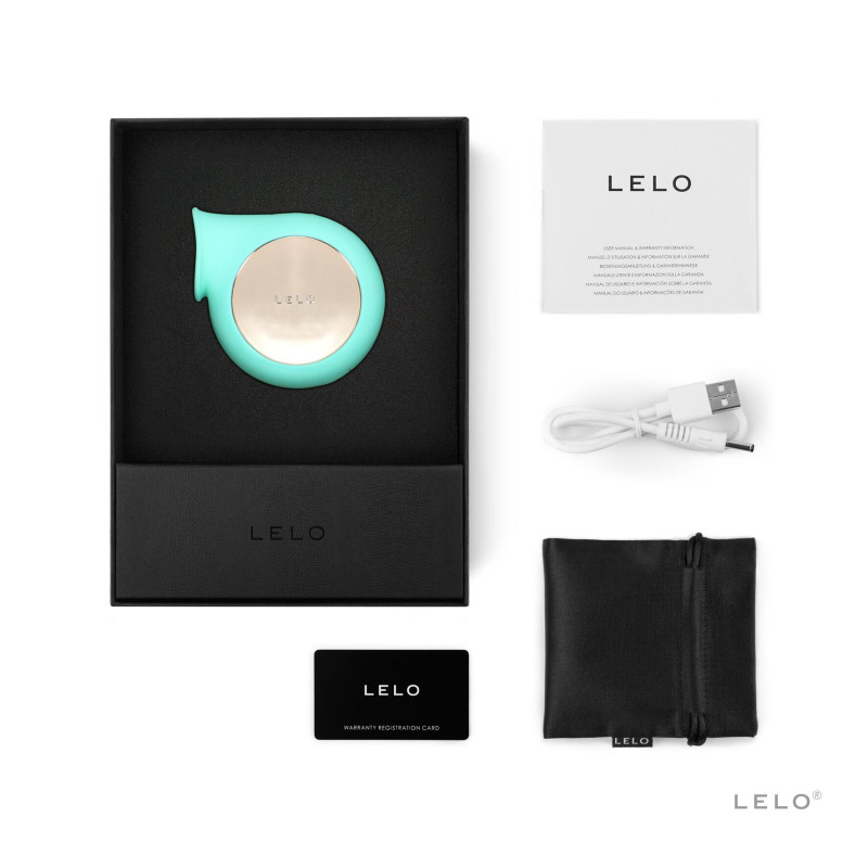 Звуковий стимулятор клітора LELO Sila Aqua, широкий м'який розтруб