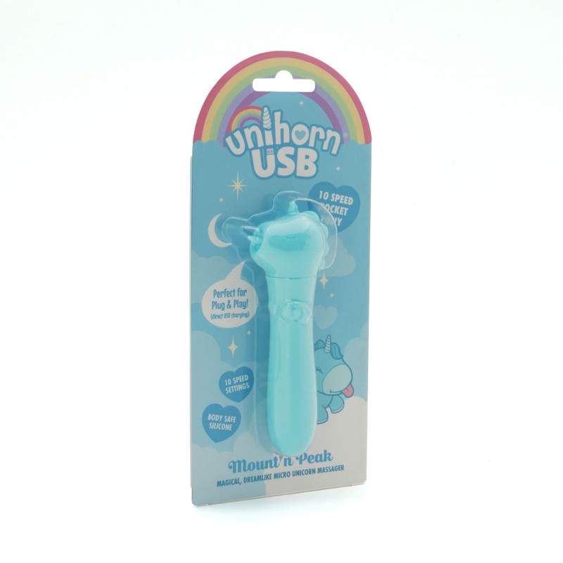 Вібратор-єдиноріжка Unihorn USB Bullet - Mount'n Peak, віброкуля, USB зарядка