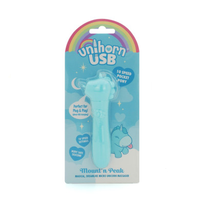 Вібратор-єдиноріжка Unihorn USB Bullet - Mount'n Peak, віброкуля, USB зарядка