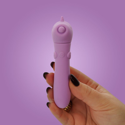 Вібратор-єдиноріжка Unihorn USB Bullet - Karma Lilac, віброкуля, USB зарядка