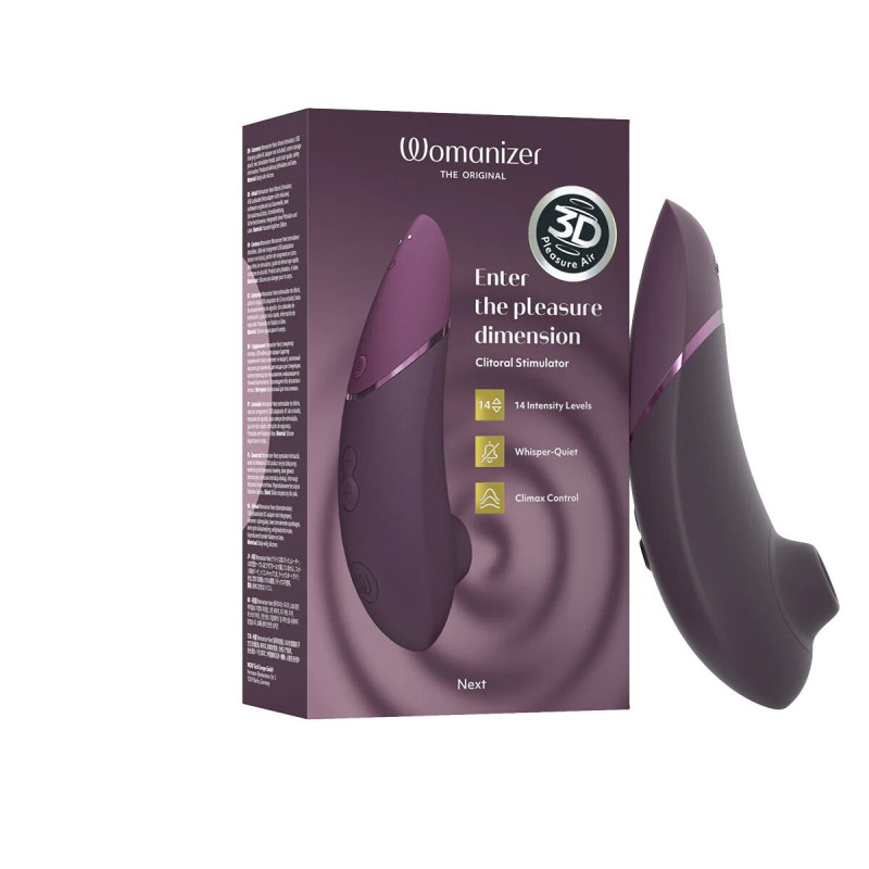 Вакуумний кліторальний стимулятор Womanizer Next Dark Purple
