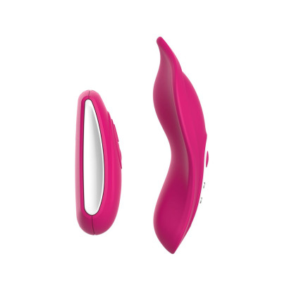 Вібратор в трусики Liebe Panty Vibe Recargable Cerise, нагрів до 39 ° C, пульт, трусики в комплекті