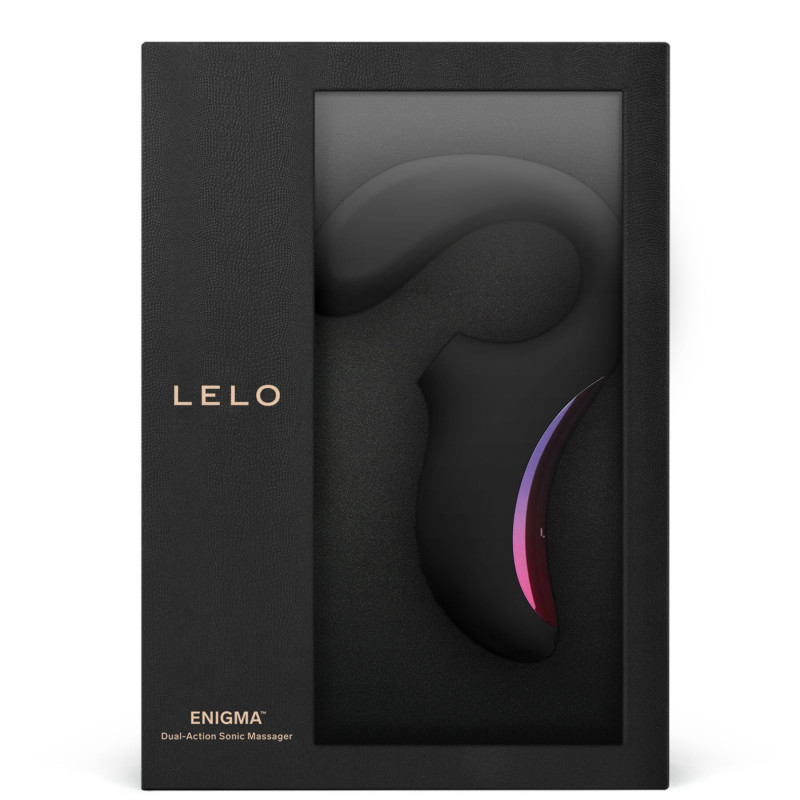 Звуковий вакуумний стимулятор с вибрацией LELO Enigma Black