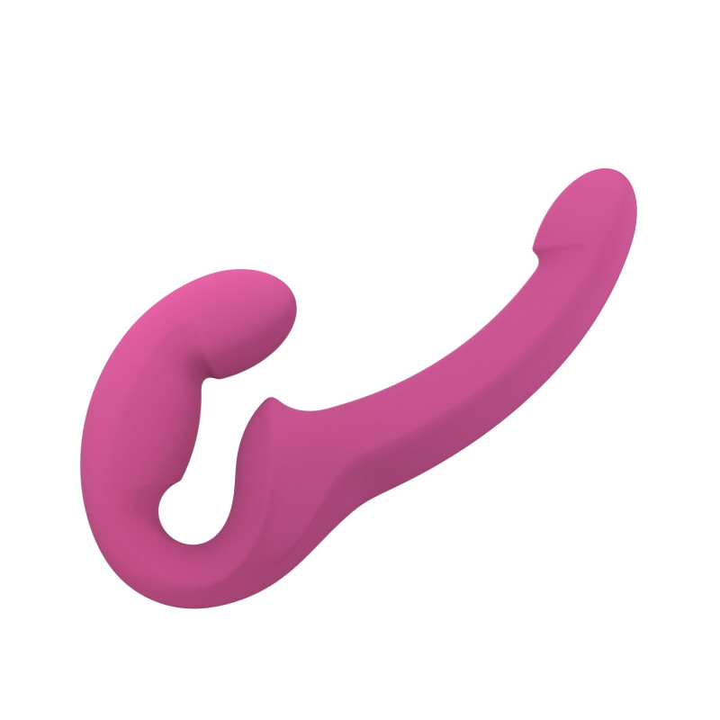 Безремневий страпон Fun Factory SHARE LITE blackberry, регульований, полегшена модель