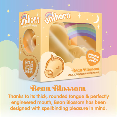 Вібратор-єдиноріжка Unihorn - Bean Blossom, пульсуючий язичок