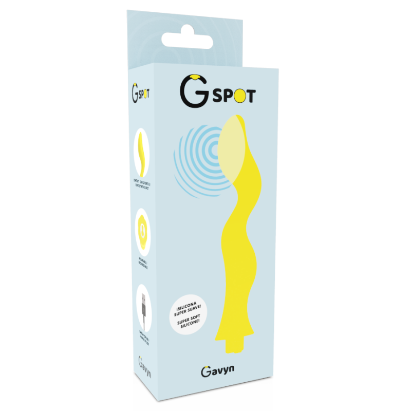Вібратор для зони G G-SPOT GAVYN, жовтий
