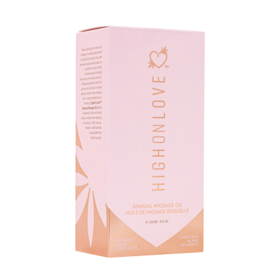 Масажна олія з ароматом білого шоколаду Sensual Massage Oil Decadent White Chocolate, 120 мл HighOnLove (Канада)
